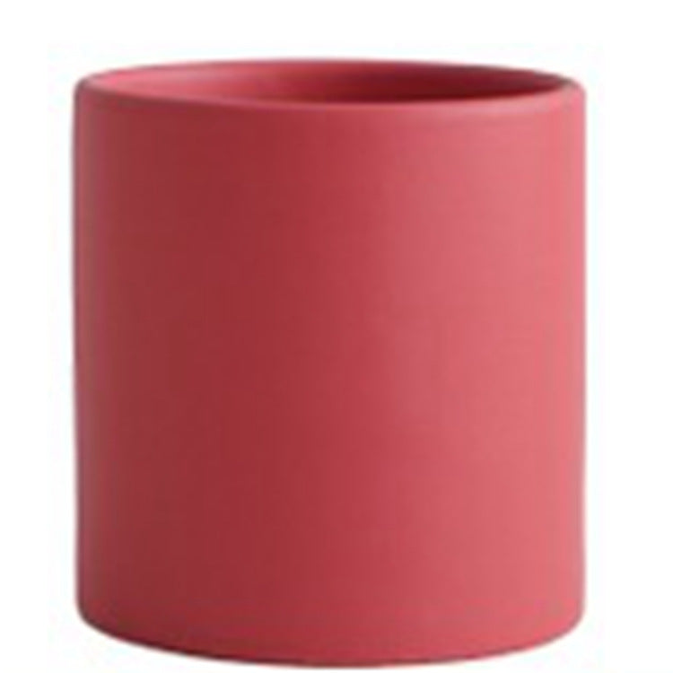 Nordic Cylinder Ceramic Planter