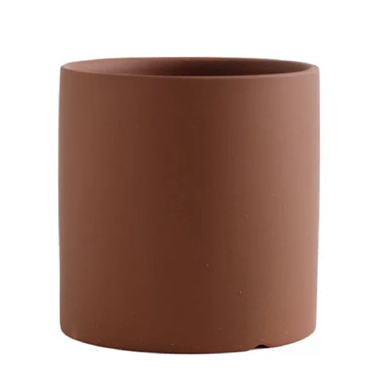 Nordic Cylinder Ceramic Planter
