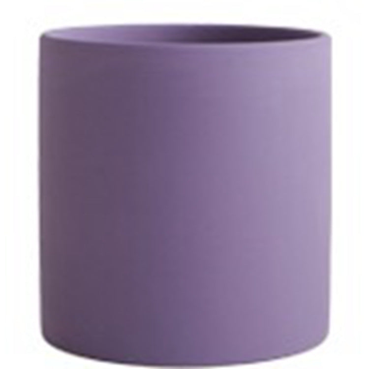 Nordic Cylinder Ceramic Planter