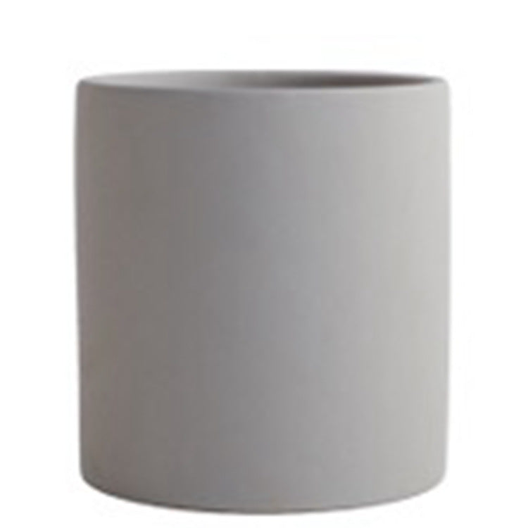 Nordic Cylinder Ceramic Planter