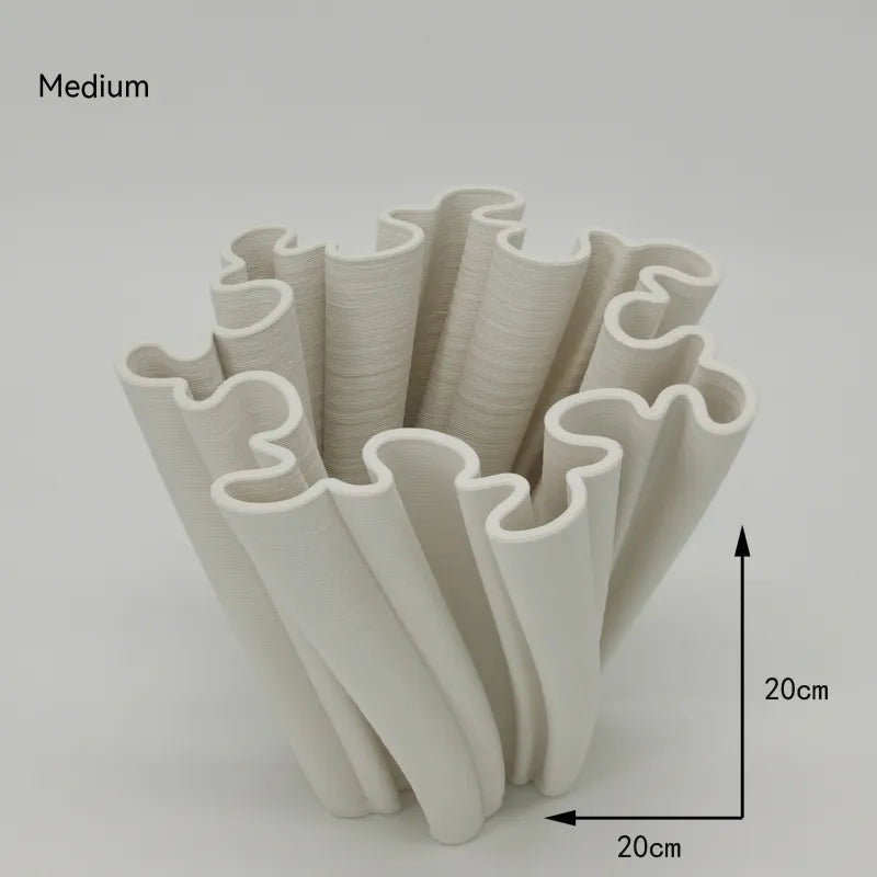 Sculptural Ceramic Vase — Organic Form