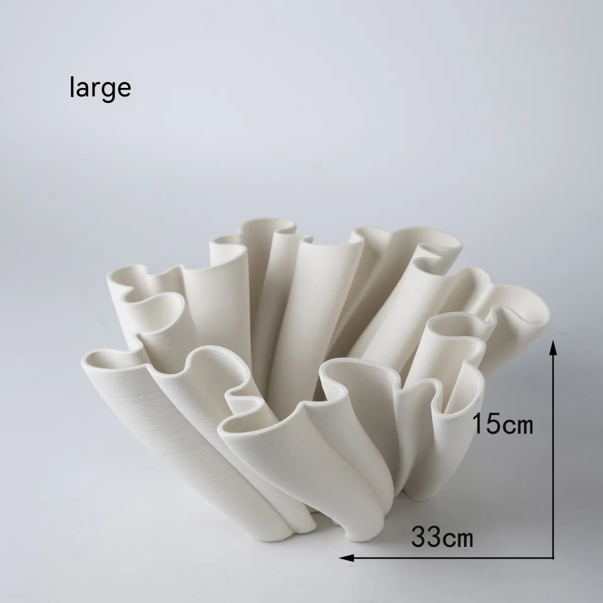 Sculptural Ceramic Vase — Organic Form