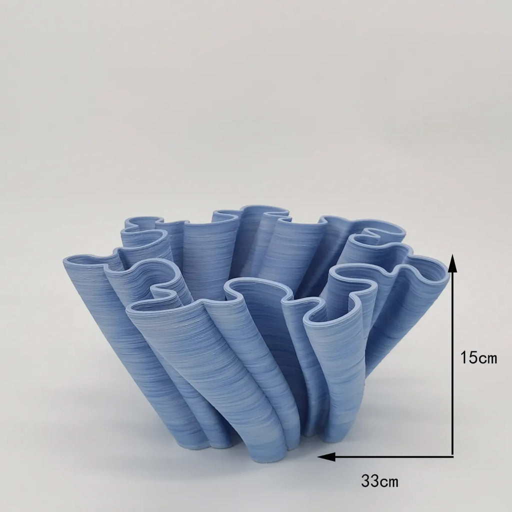 Sculptural Ceramic Vase — Organic Form