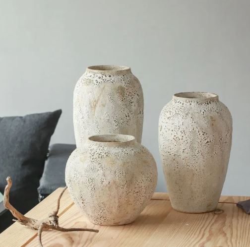 Artisan Ceramic Vase — Raw Earth Collection