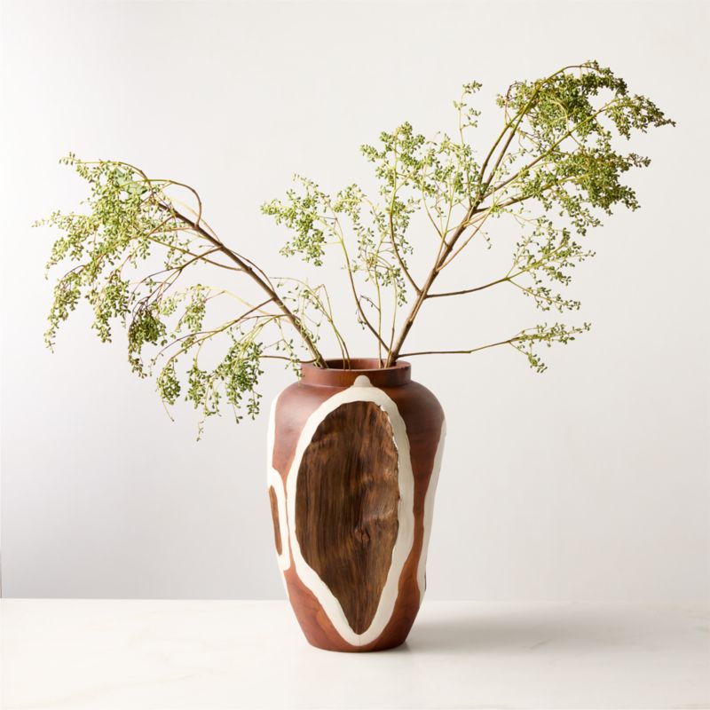 Agatha Natural Teak Root Sculpture - 15.75"H