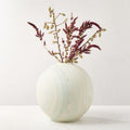 Artesian White Sandstone Vase Small - Off White - Large