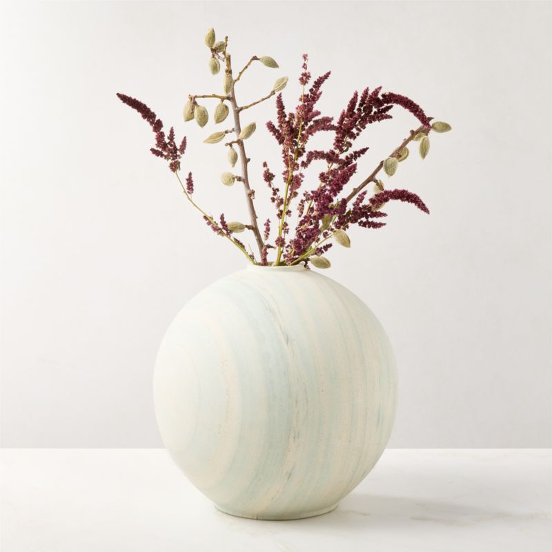 Artesian White Sandstone Vase Small - Off White - Large