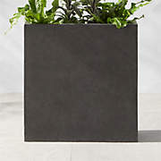 Ash Cement Outdoor Planters - Dark Grey - XL 25.5"H