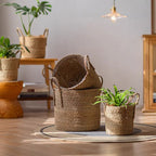 French Country Woven Planter Basket — product image 3