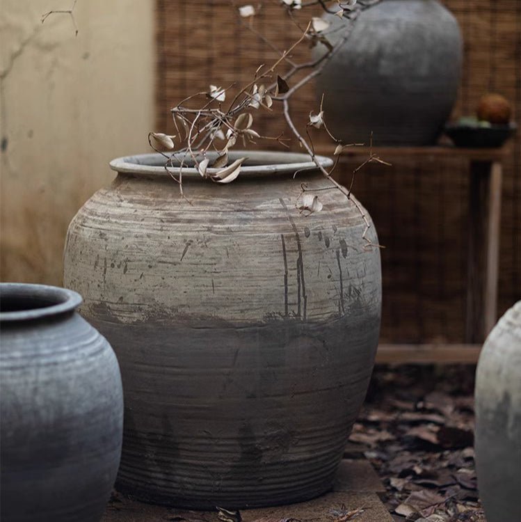 Large Antique Ceramic Pot — product image 3