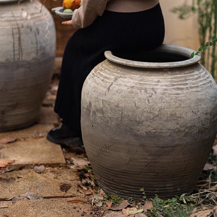 Large Antique Ceramic Pot — product image 7