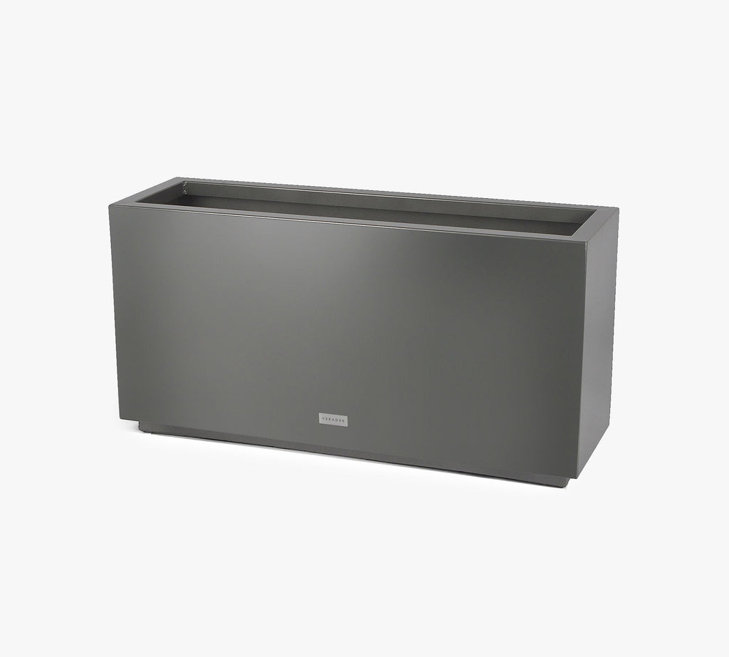 All Weather Eco Long Box Planter, Medium, Gray