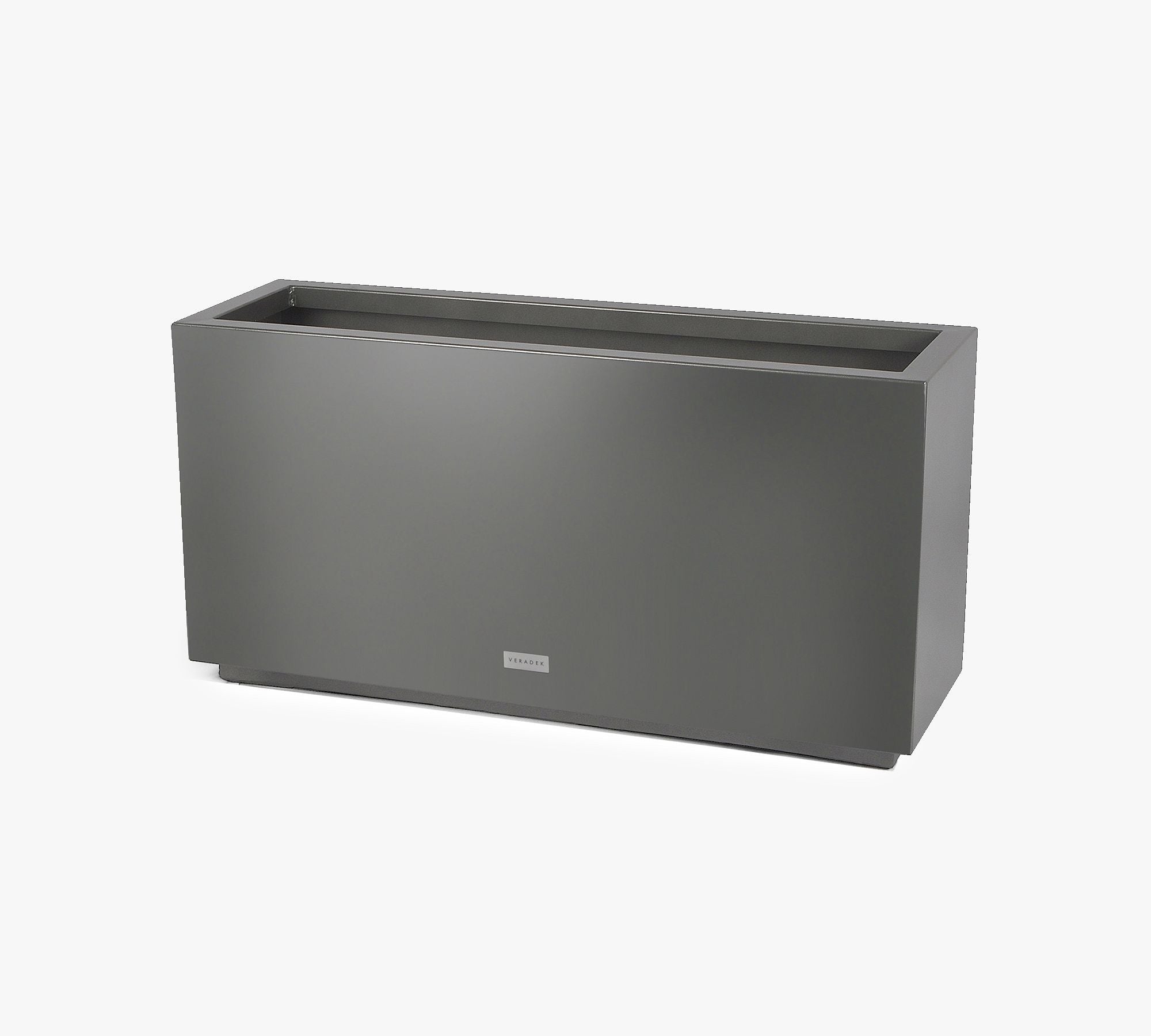 All Weather Eco Long Box Planter, Medium, Gray