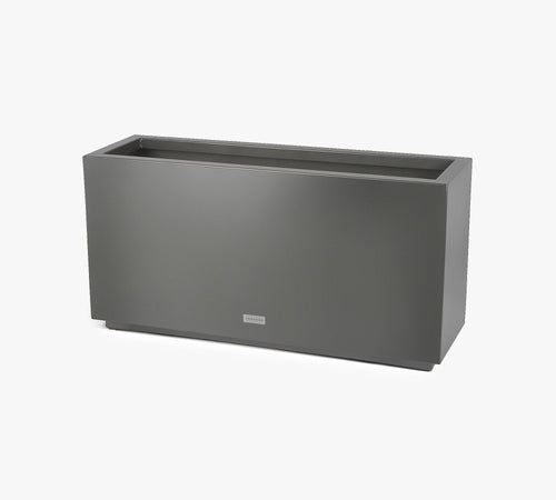 All Weather Eco Long Box Planter, Medium, Gray