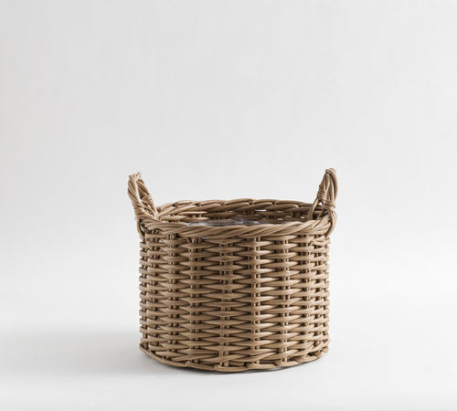 Woven Handled Planter Small