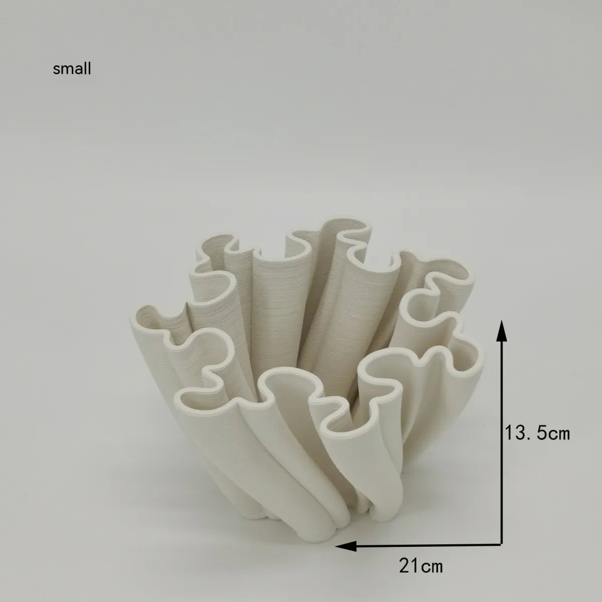 Sculptural Ceramic Vase — Organic Form