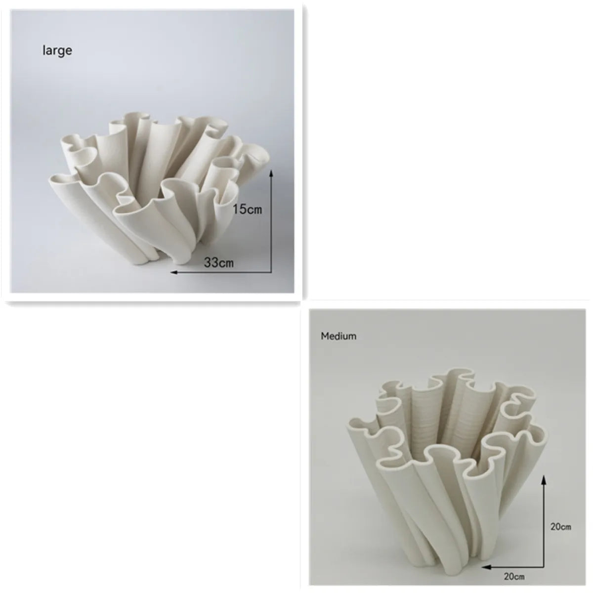 Sculptural Ceramic Vase — Organic Form