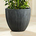 Castino Outdoor Planters - Charcoal - Large 20.5"H