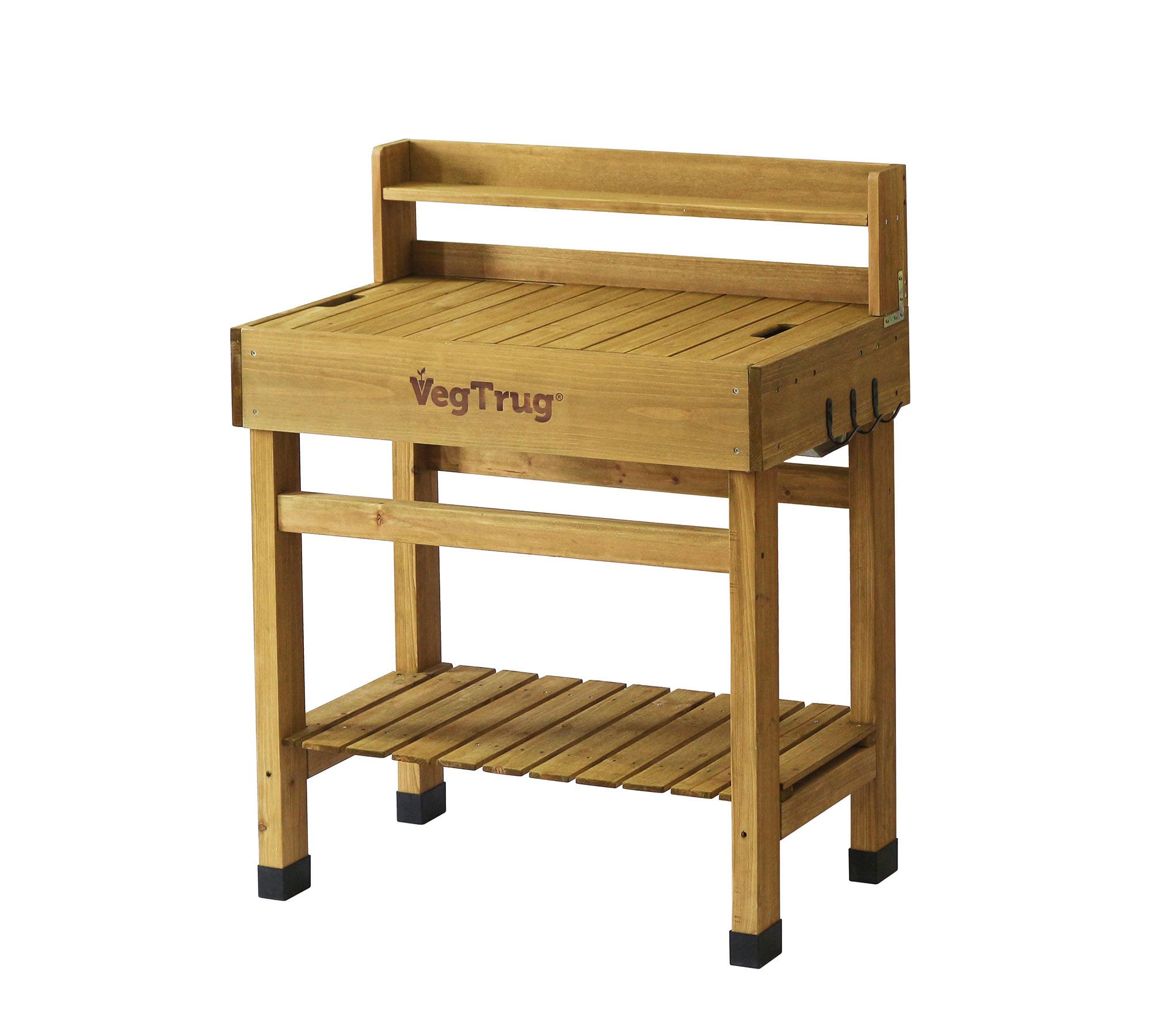 Deluxe Potting Bench, 40"L x 20"W x 32"H, Natural