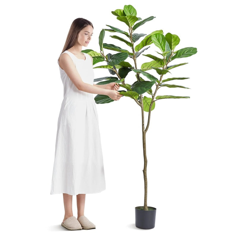Faux Fiddle Leaf Fig Tree — 6ft