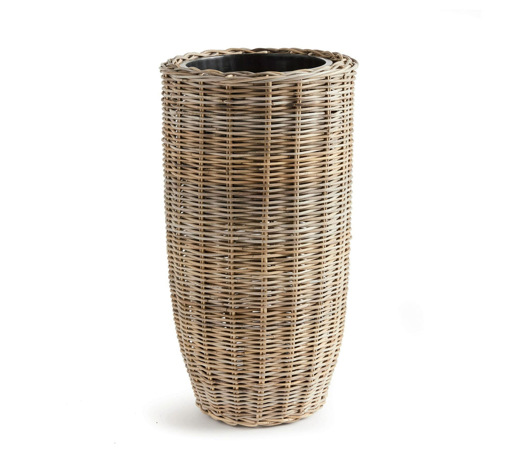 Diego Handwoven Rattan Planter, Small