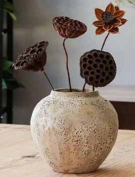 Artisan Ceramic Vase — Raw Earth Collection