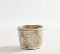 Eclectic Planter, White, Small Cachepot