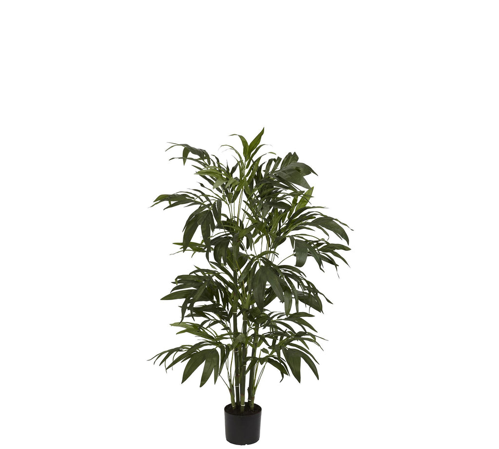 Faux Bamboo Palm Tree, 4'