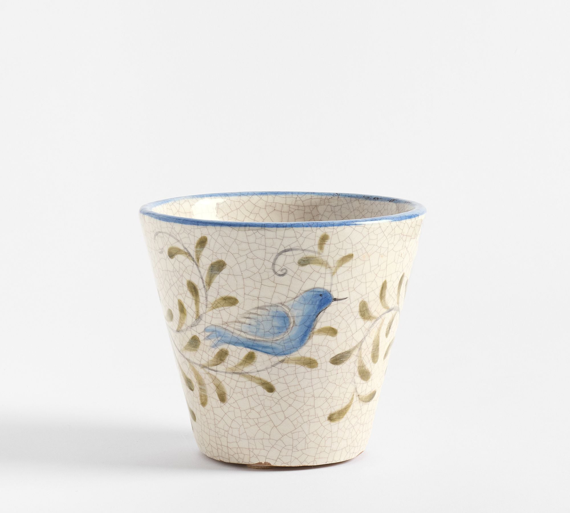 Bird Print Small Cachepot