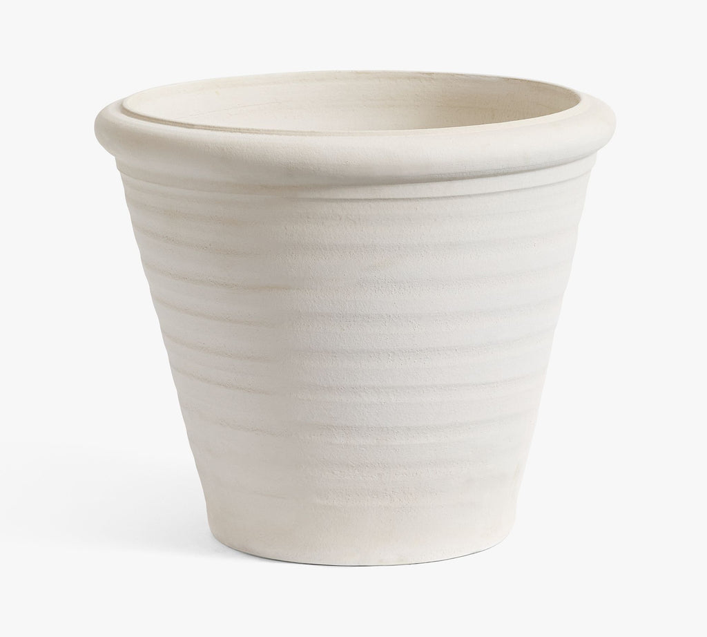 Hayes White Terracotta Planter Small