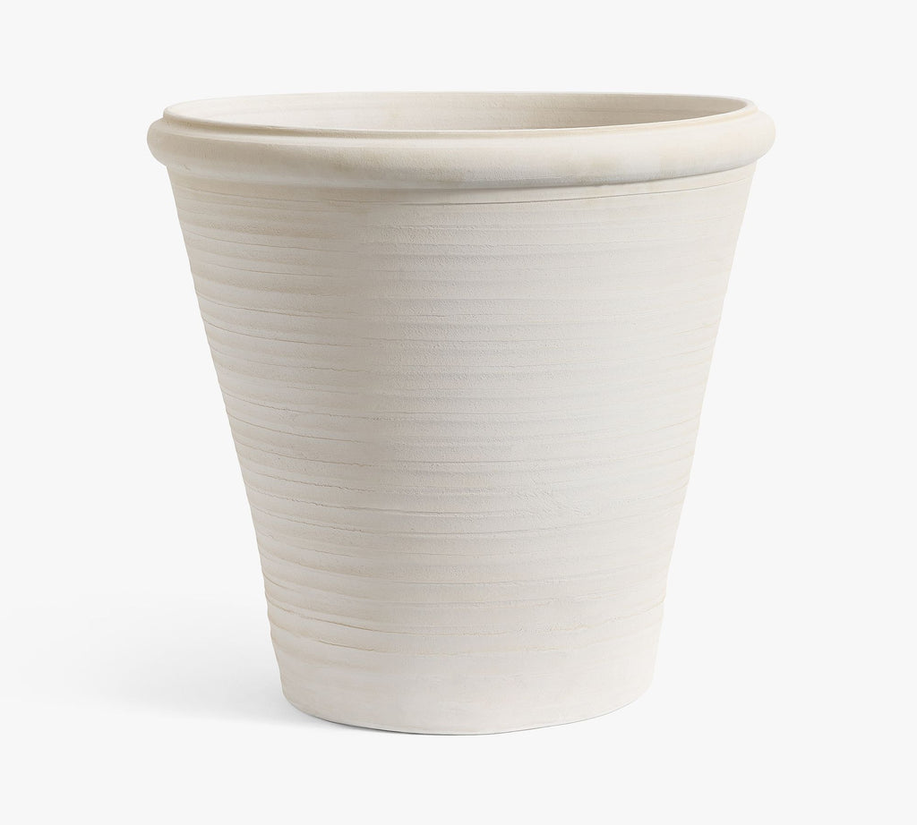 Hayes White Terracotta Planter Large