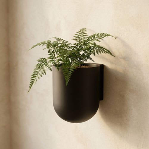 Bender wall planter 45-degree angle showing depth