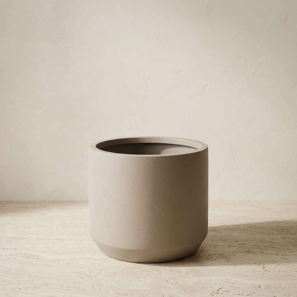 Mexia Planter — studio hero on limestone floor