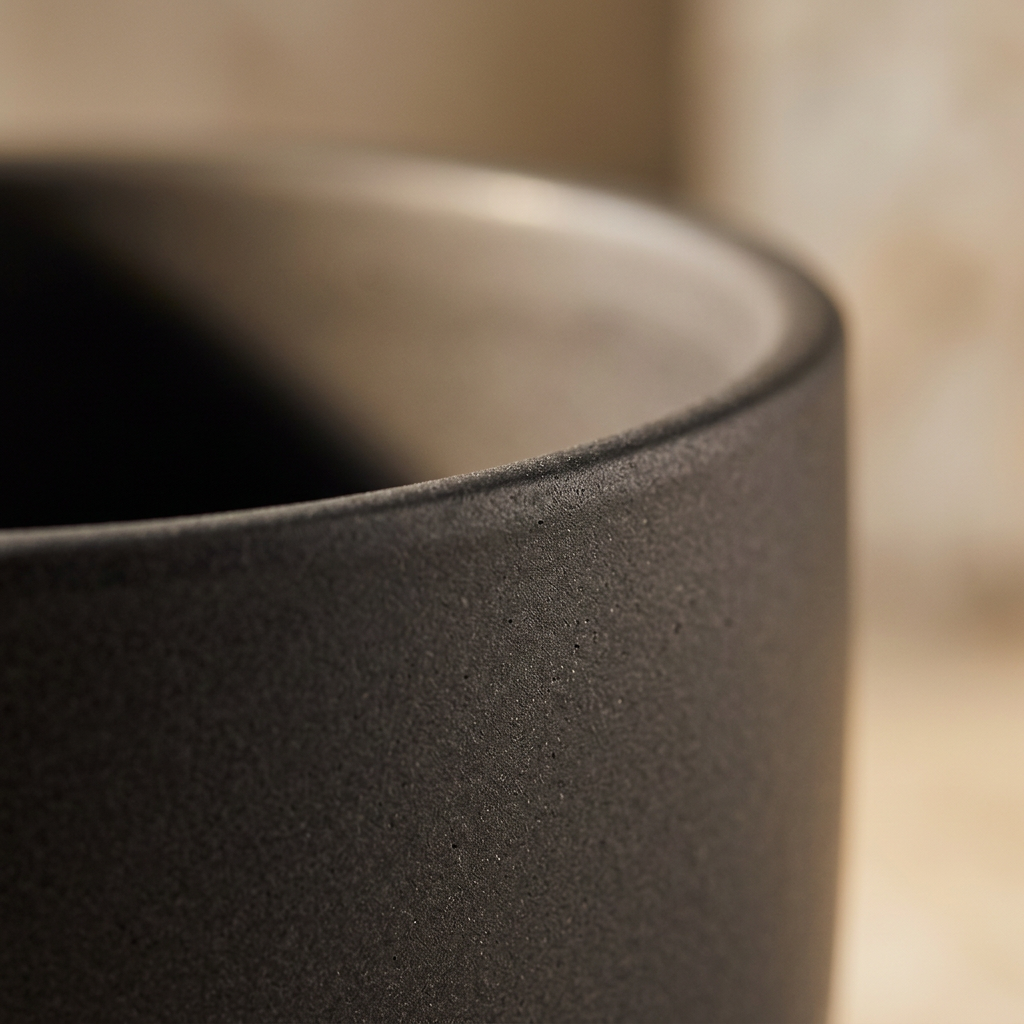 Grant Planter glaze and rim detail