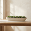 CONCEPT IMAGERY — Juno Console Bowl concept, long bone ceramic console bowl planter