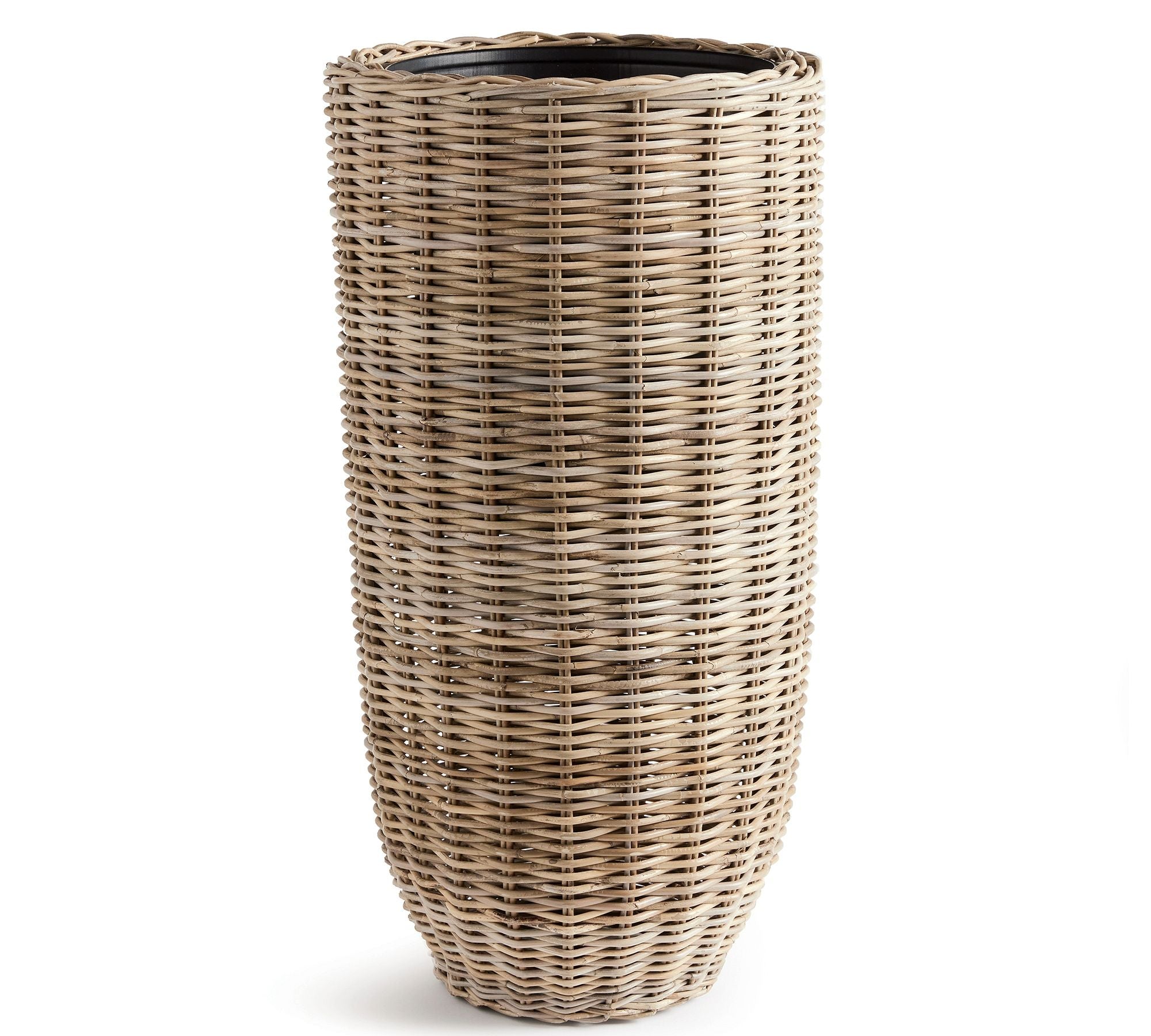 Diego Handwoven Rattan Planter, Large