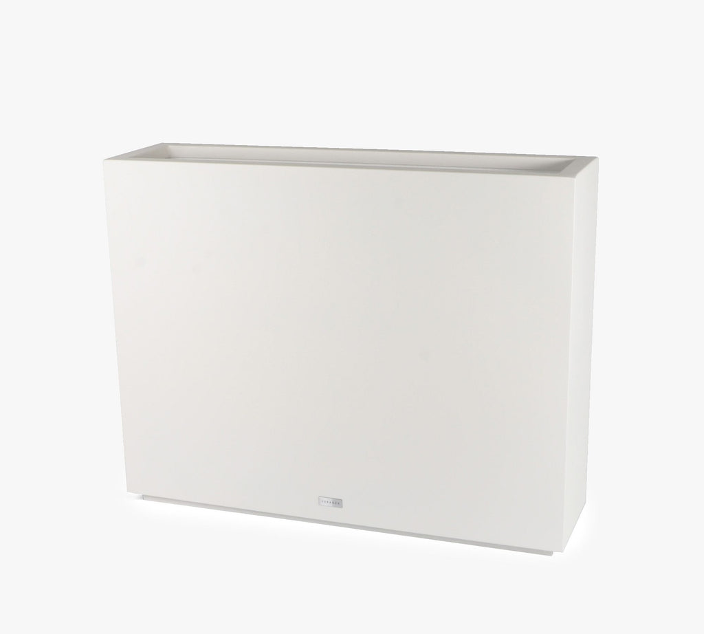 All Weather Eco Span Planter, Medium, White