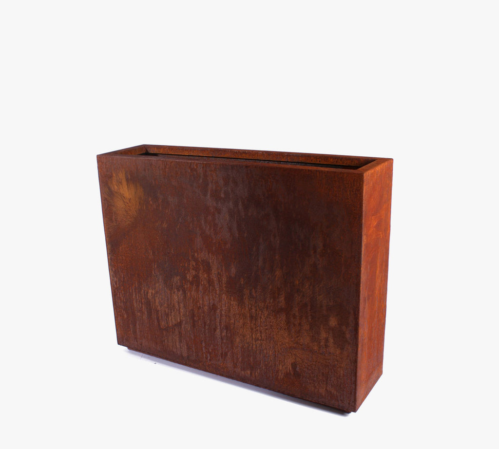 Span Planter, Short, Corten Steel
