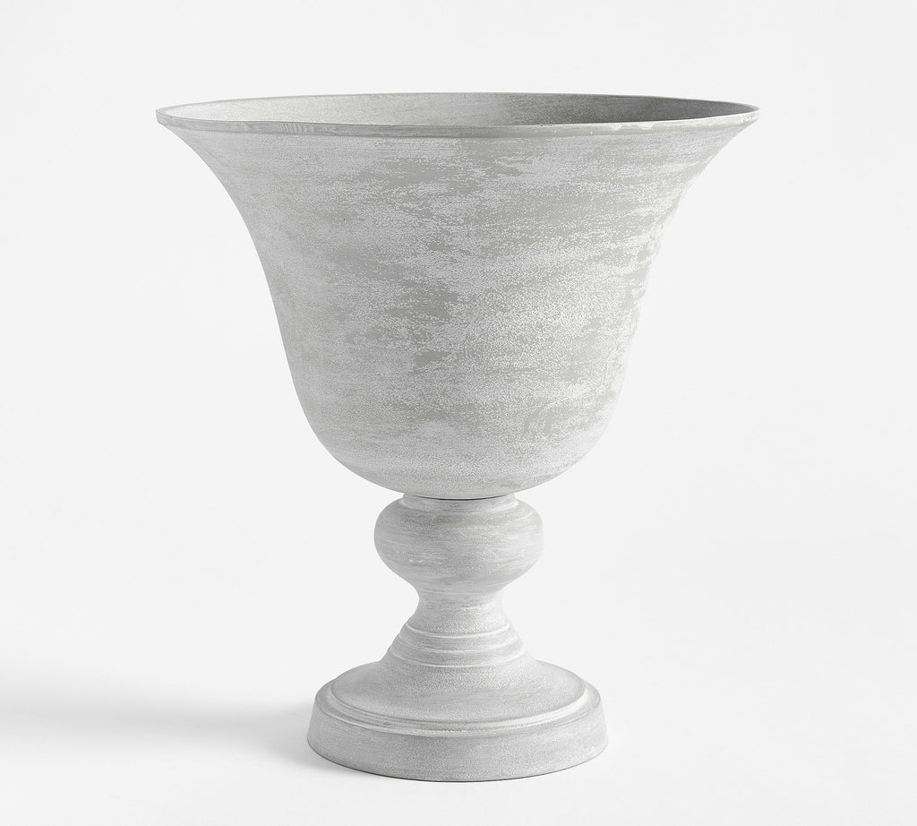 Zinc Pedestal Vase Large
