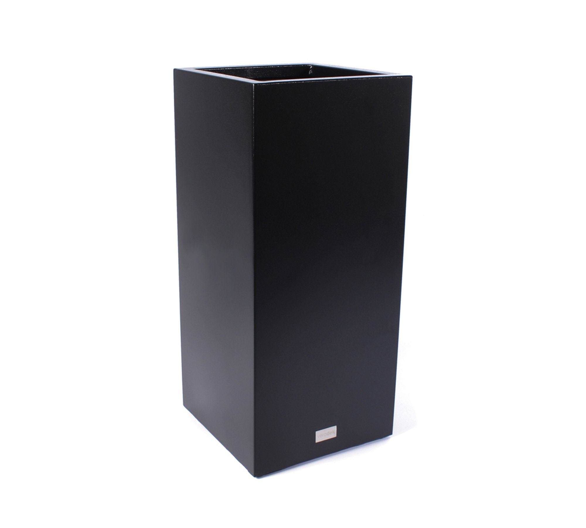 All Weather Eco Pedestal Planter, Tall, Black