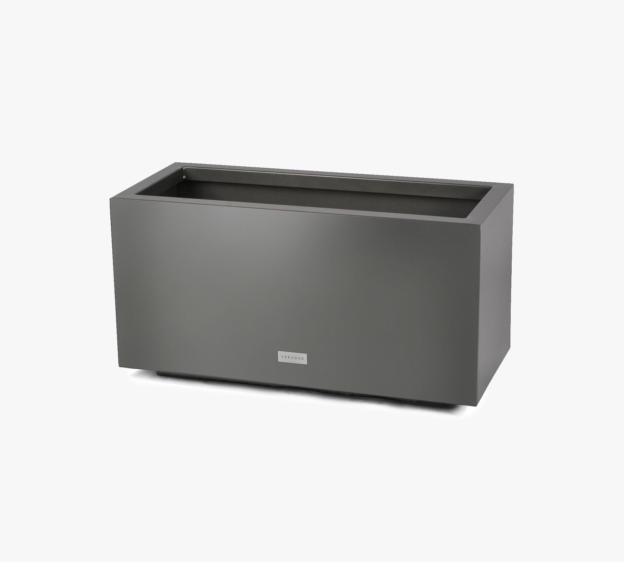 All Weather Eco Long Box Planter, Small, Gray