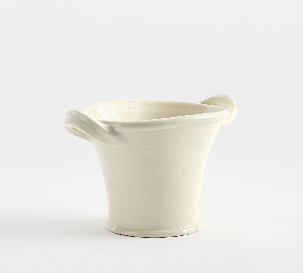Harbor Medium Cachepot White