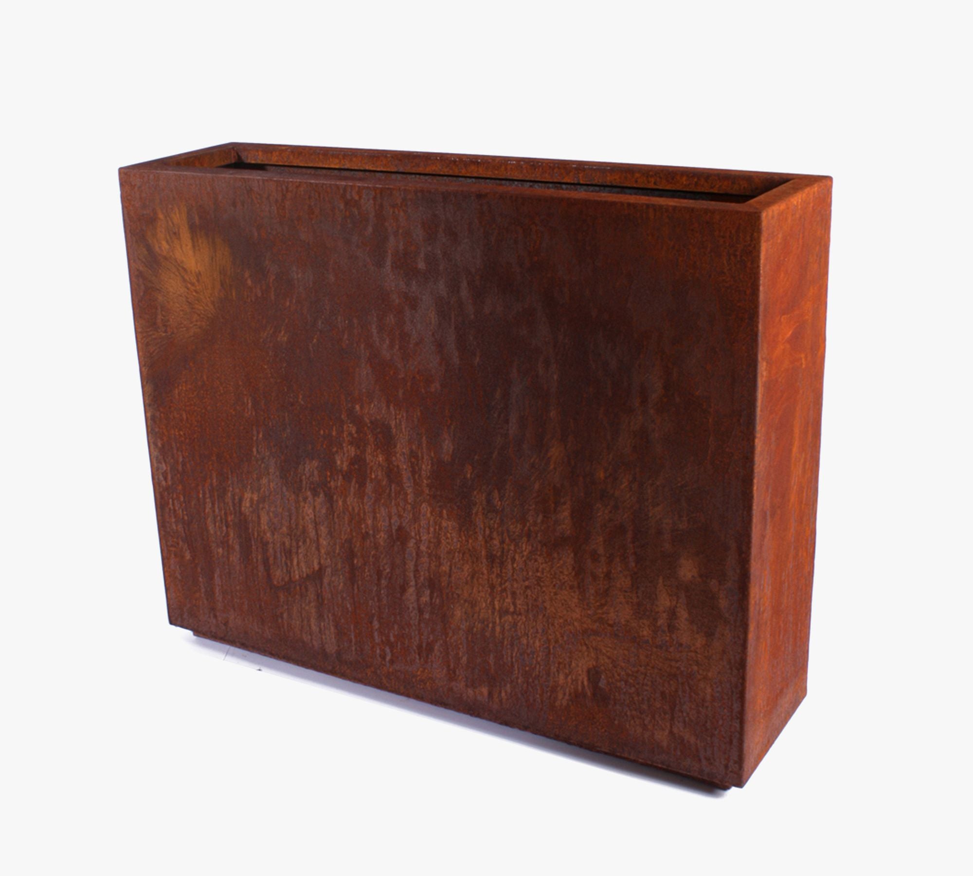Span Planter, Large, Corten Steel