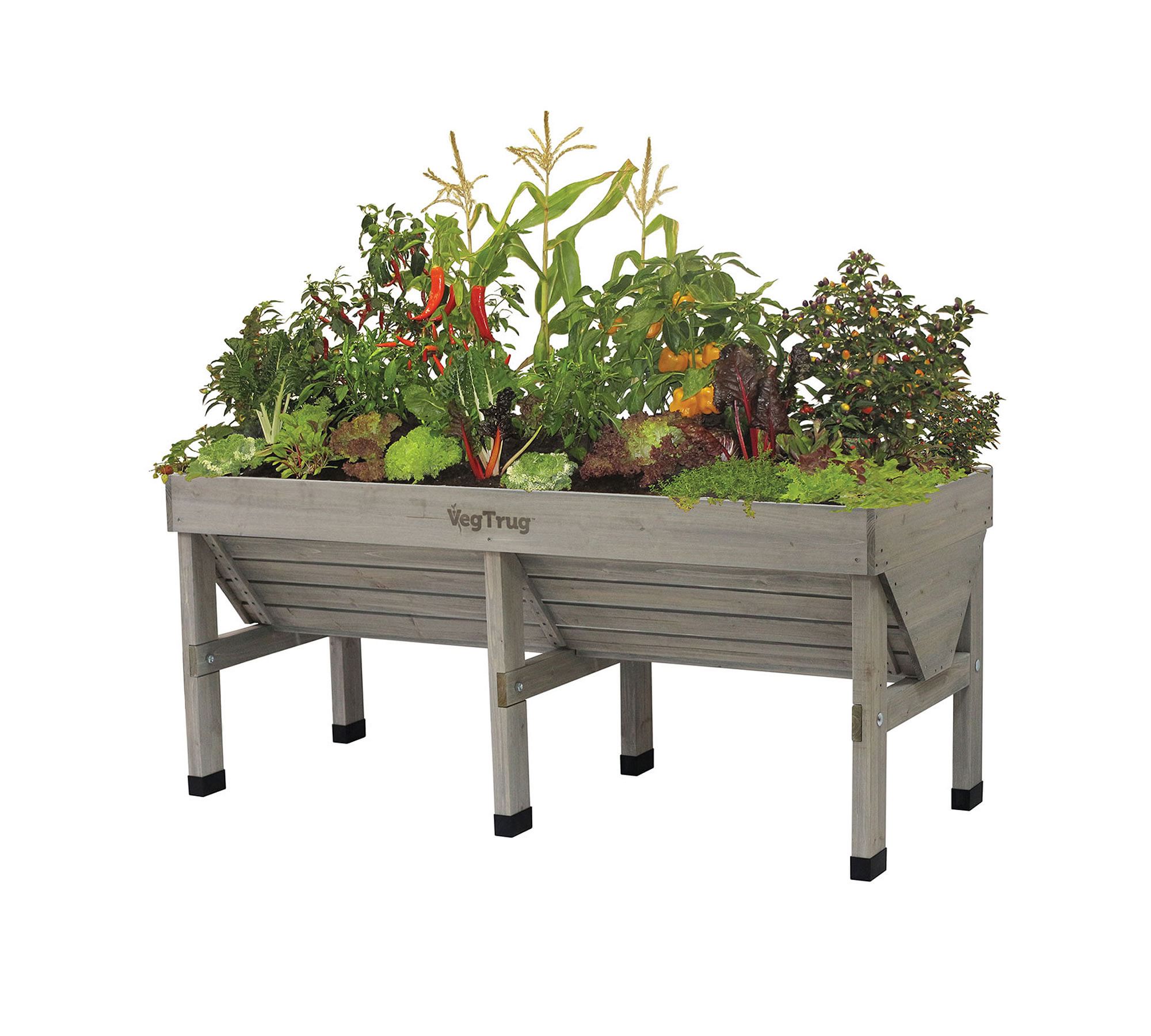 Raised Garden Bed, Large, Gray
