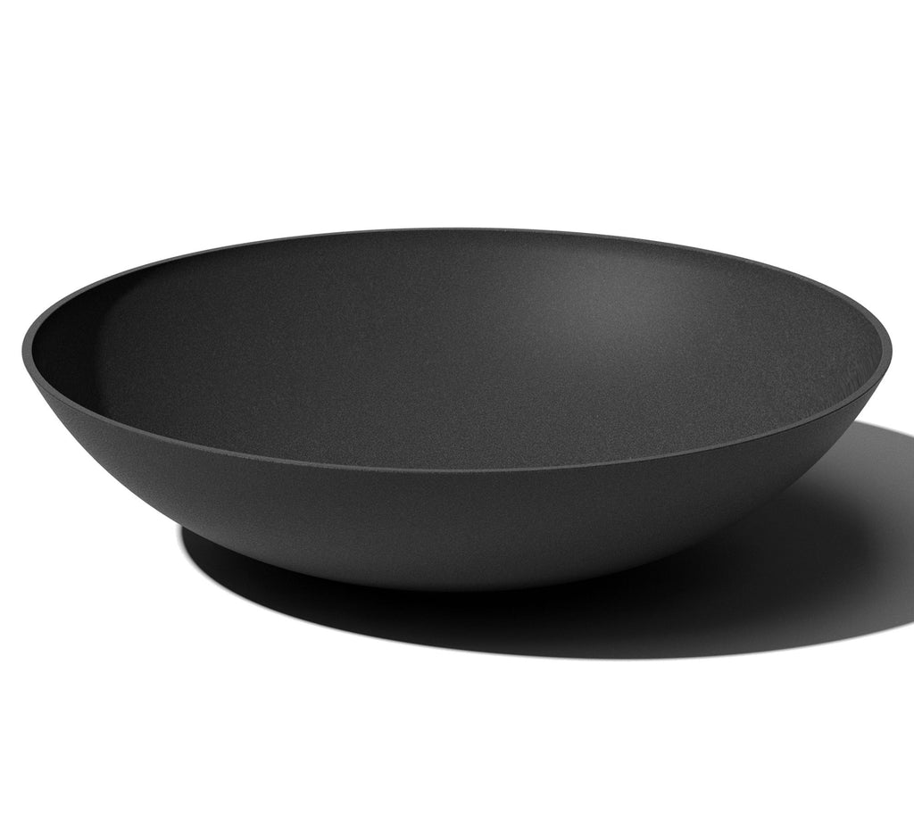 All Weather Eco Hevea Bowl Planter, Black - 32"