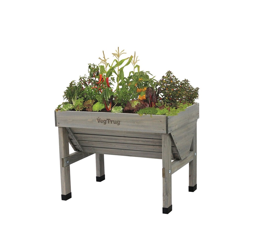 Raised Garden Bed, Small, Gray
