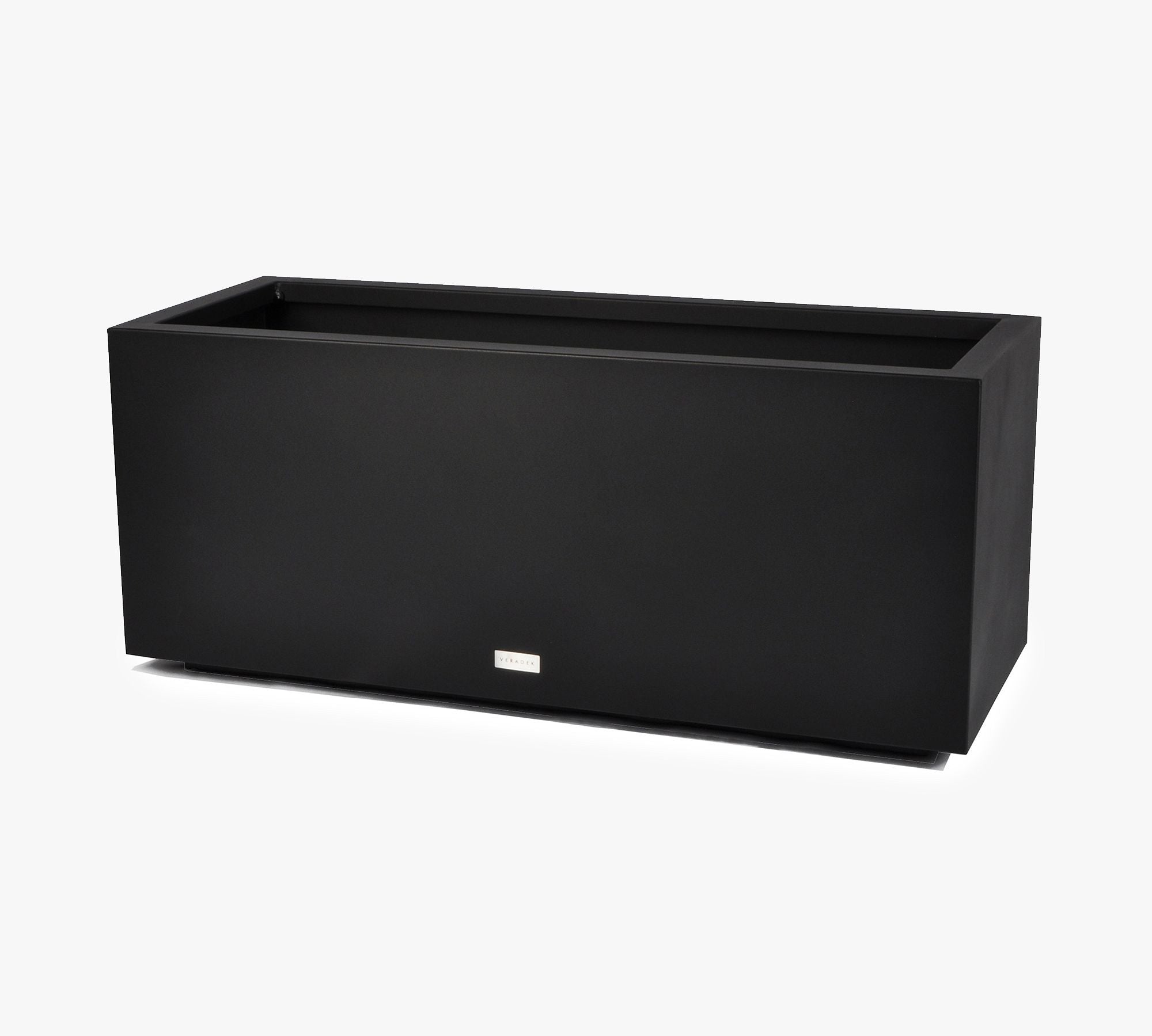 All Weather Eco Long Box Planter, Large, Black