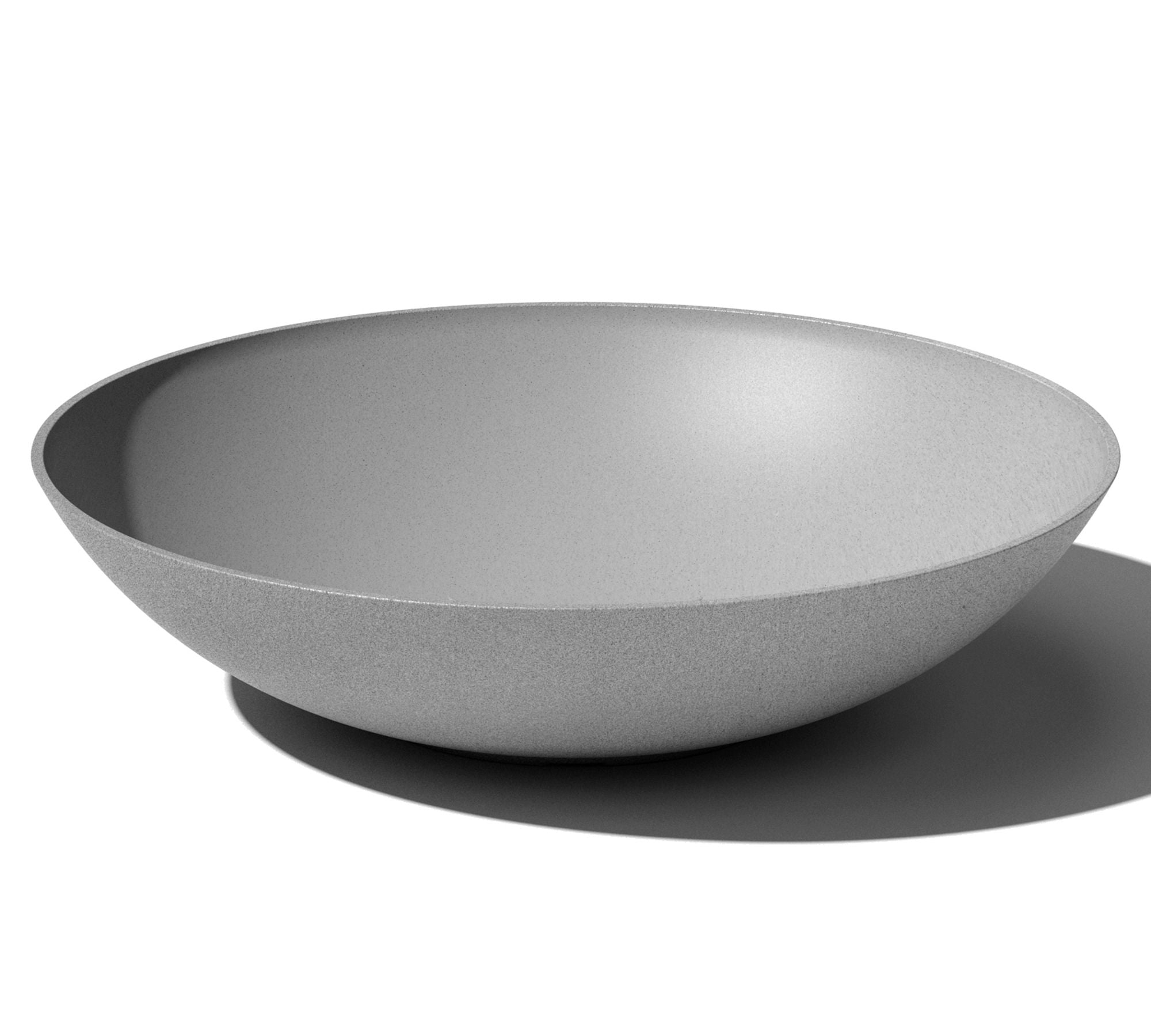 All Weather Eco Hevea Bowl Planter, Charcoal - 32"