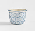 Medallion Small Cachepot - Cornflower Blue
