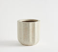 Modern Fluted Rustic, Medium - White